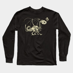 Undead Spooky Dragon Long Sleeve T-Shirt